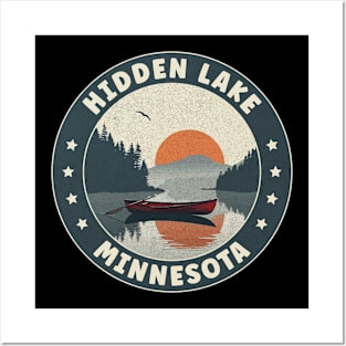 Hidden Lake Minnesota Sunset Posters and Art